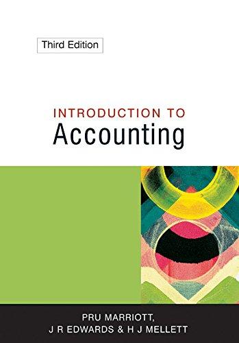 introduction to accounting 3rd edition pru marriott, j r edwards, howard j mellett 0761970371, 9780761970378