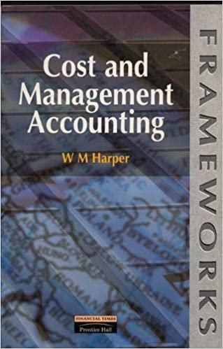 cost and management accounting 4th edition william massie harper 0273634151, 978-0273634157