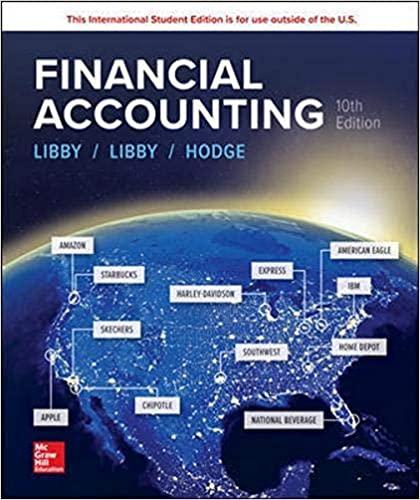 financial accounting 10th international edition robert libby, patricia libby, frank hodge ch 1260565432,