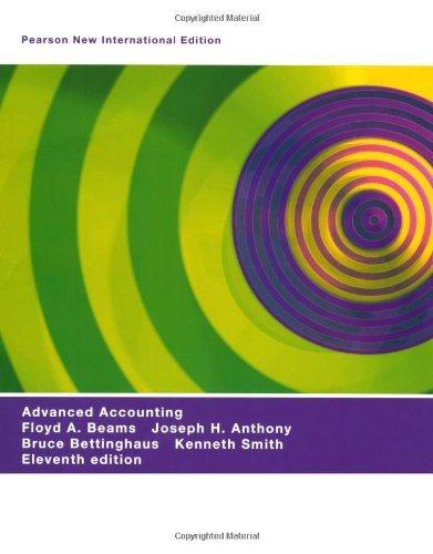advanced accounting pearson new international edition 11th edition floyd a. beams, bruce bettinghaus, kenneth