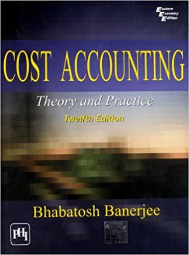 cost accounting theory and practice 12th edition bhabatosh banerjee 8120328949, 9788120328945