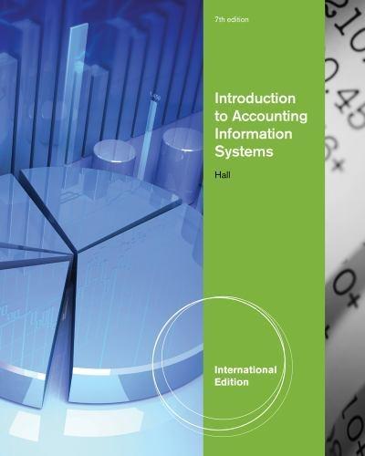 introduction to accounting information systems international 7th edition james a. hall 1439078785,