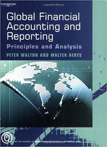 global financial accounting and reporting principles and analysis 1st edition peter walton, walter aerts
