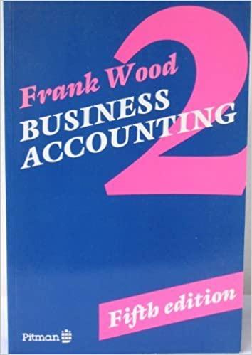 business accounting volume 2 5th edition frank wood 0273029746, 9780273029748