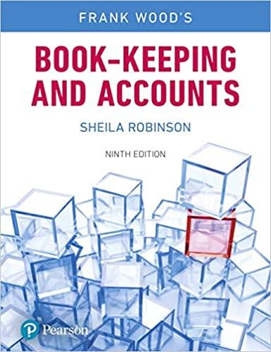 frank woods book keeping and accounts 9th edition sheila robinson, frank wood 129212914x, 9781292129143