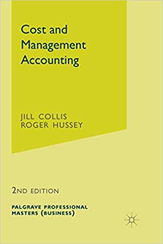 cost and management accounting 2nd edition roger hussey, jill collis 0292768834, 978-0333694077
