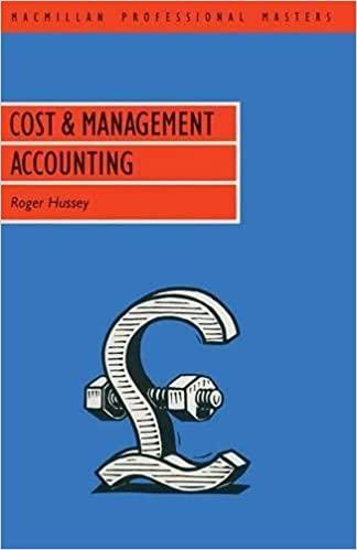 cost and management accounting 1st edition roger hussey 0333442490, 978-0333442494