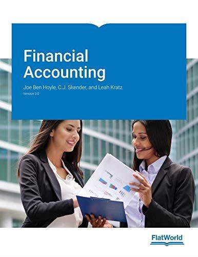 financial accounting version 3.0 3rd edition leah kratz, joe ben hoyle, c. j. skender 1453392904,
