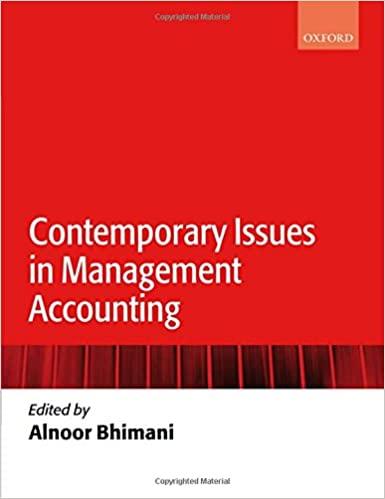 contemporary issues in management accounting 1st edition alnoor bhimani 0199283354, 978-0199283354