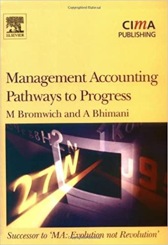 management accounting pathways to progress 1st edition michael bromwich, al bhimani 1874784272, 978-1874784272