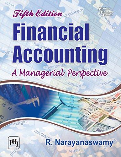 financial accounting 5th edition r. narayanaswamy 8120349490, 9788120349490