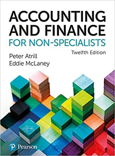 accounting and finance for non specialists 12th edition peter atrill, eddie mclaney 129233469x, 9781292334691