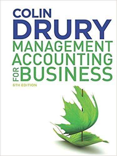management accounting for business 6th edition colin drury 1408093812, 978-1408093818
