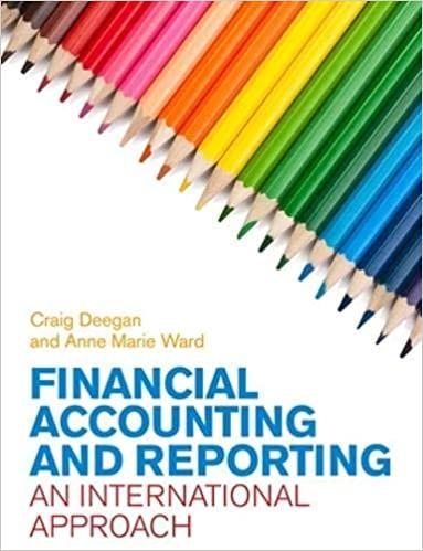 financial accounting and reporting an international approach 1st edition anne marie ward, craig deegan