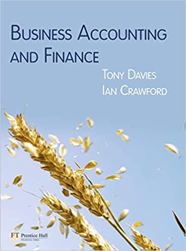 business accounting and finance 1st edition tony davies, ian crawford 027372312x, 9780273723127