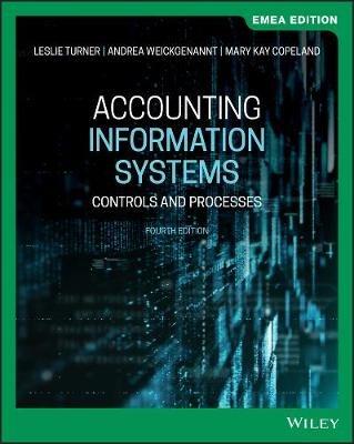 accounting information systems controls and processes emea 4th edition leslie turner, andrea b. weickgenannt,