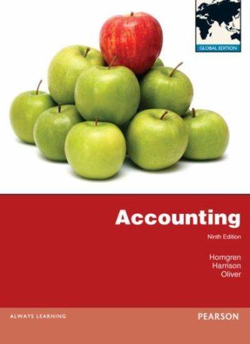 accounting global edition 9th edition by charles t. horngren, walter t. harrison, m. suzanne oliver