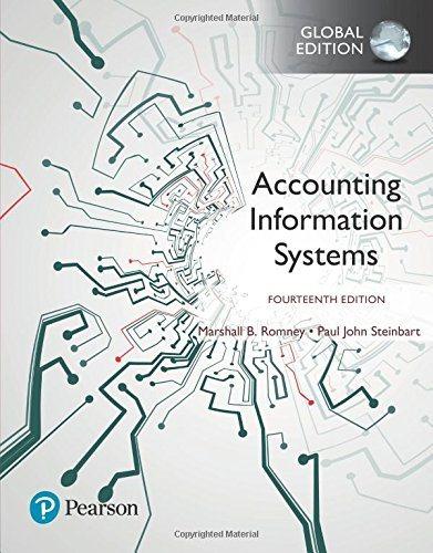 accounting information systems global edition global 14th edition marshall b. romney, paul john steinbart