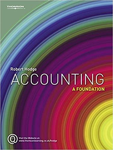 accounting a foundation 1st edition professor robert hodge 184480805x, 978-1844808052