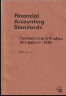 financial accounting standards explanation and analysis 18th edition bill d jarnagin 0808001035, 9780808001034