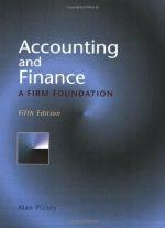 accounting and finance a firm foundation 5th edition alan pizzey 0826450768, 978-0826450760