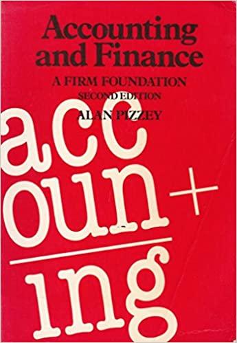 accounting and finance a firm foundation 2nd edition alan pizzey 0039105865, 978-0039105860