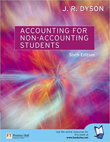 accounting for non accounting students 6th edition j r dyson 0273025635, 978-0273683858