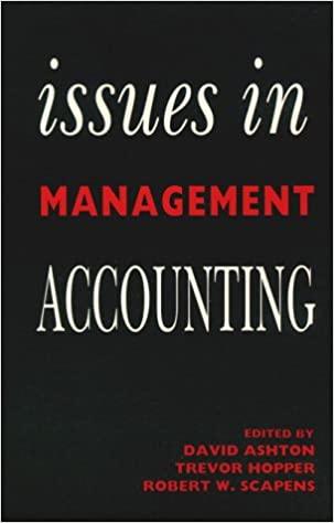 issues in management accounting 1st edition david ashton 0135058430, 978-0135058435