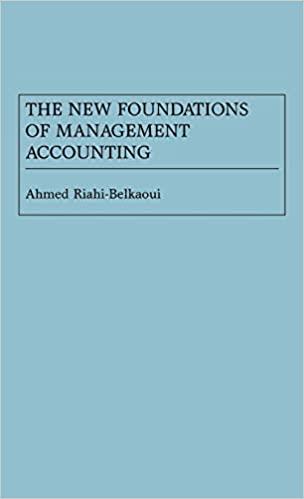 the new foundations of management accounting 1st edition ahmed riahi belkaoui 0899307000, 978-0899307008