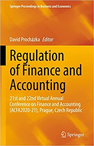 regulation of finance and accounting 1st edition david procházka 303099872x, 978-3030998721