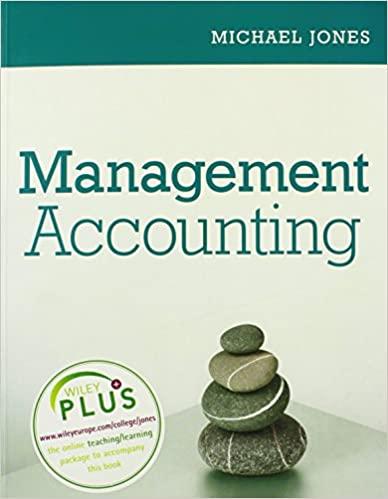 management accounting 1st edition michael j. jones 047005770x, 978-0470057704