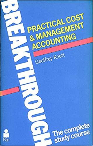 practical cost and management accounting 1st edition geoffrey knott 0330269283, 978-0330269285