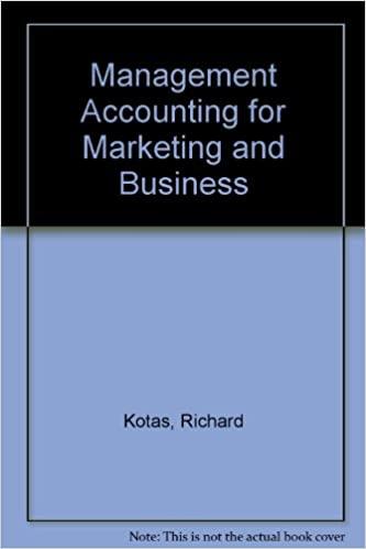 management accounting for marketing and business 1st edition richard kotas 0091729688, 978-0091729684