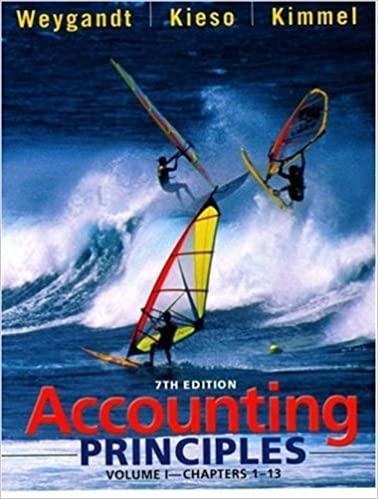 accounting principles chapters 1-13 volume i 7th edition jerry j. weygandt, donald e. kieso, paul d. kimmel