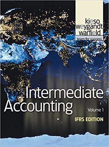 intermediate accounting volume 1 ifrs 1st edition donald e. kieso, jerry j. weygandt, terry d. warfield