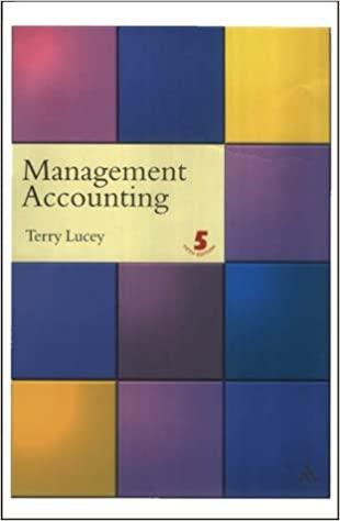 management accounting 5th edition terence lucey 0826463592, 9780826463593