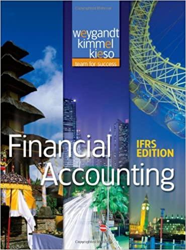 financial accounting ifrs 1st edition jerry j. weygandt, paul d. kimmel, donald e. kieso 047055200x,