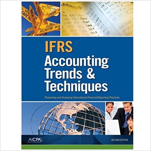 ifrs accounting trends and techniques 2nd edition american institute of cpas 0870519379, 9780870519376