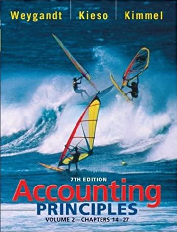accounting principles chapters 14-27 volume ii 7th edition jerry j. weygandt, donald e. kieso, paul d. kimmel