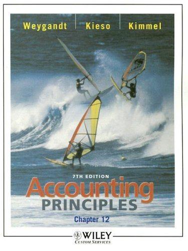 accounting principles chapter 12 7th edition donald e. kieso, jerry j. weygandt, terry d. warfield