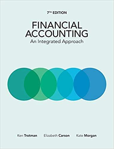 Financial Accounting An Integrated Approach