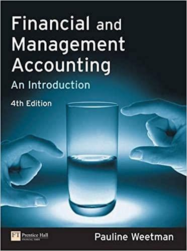financial and management accounting an introduction 4th edition pauline weetman 0273703692, 9780273703693