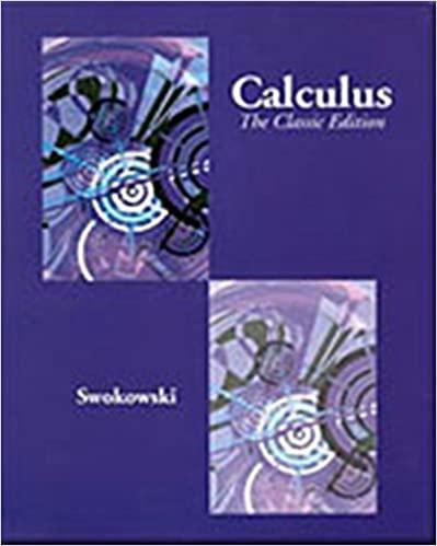 calculus the classic edition 5th edition earl w swokowski 0534435386, 978-0534435387
