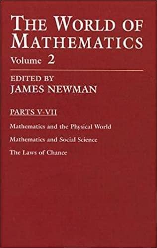the world of mathematics 2nd edition james r newman 0486411508, 978-0486411507
