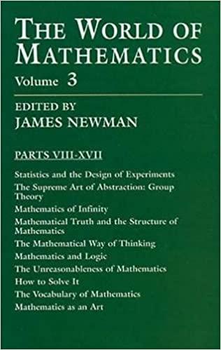 the world of mathematics 3rd edition james r newman 0486411516, 978-0486411514