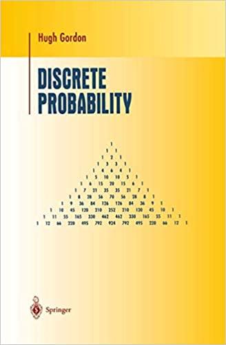 discrete probability 1st edition hugh gordon 1461273595, 978-1461273592