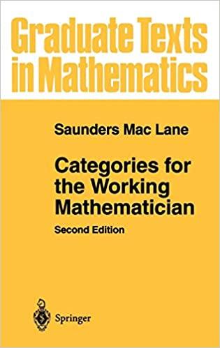 categories for the working mathematician 2nd edition saunders mac lane 0387984038, 978-0387984032