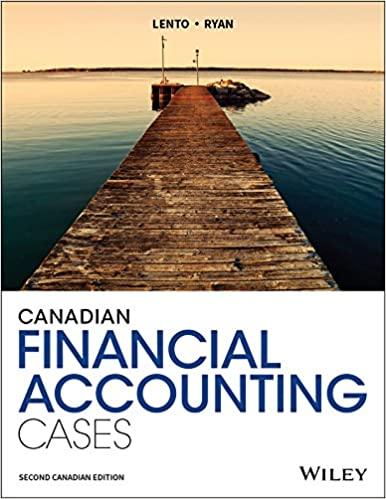 canadian financial accounting cases 2nd canadian edition camillo lento, jo anne ryan 1119277922, 9781119277927