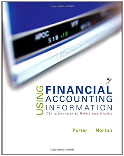 using financial accounting information the alternative to debits and credits 5th edition gary a. porter,