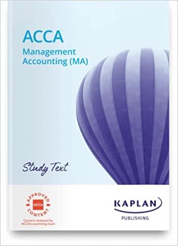 acca management accounting 1st edition kaplan 1787405877, 9781787405875